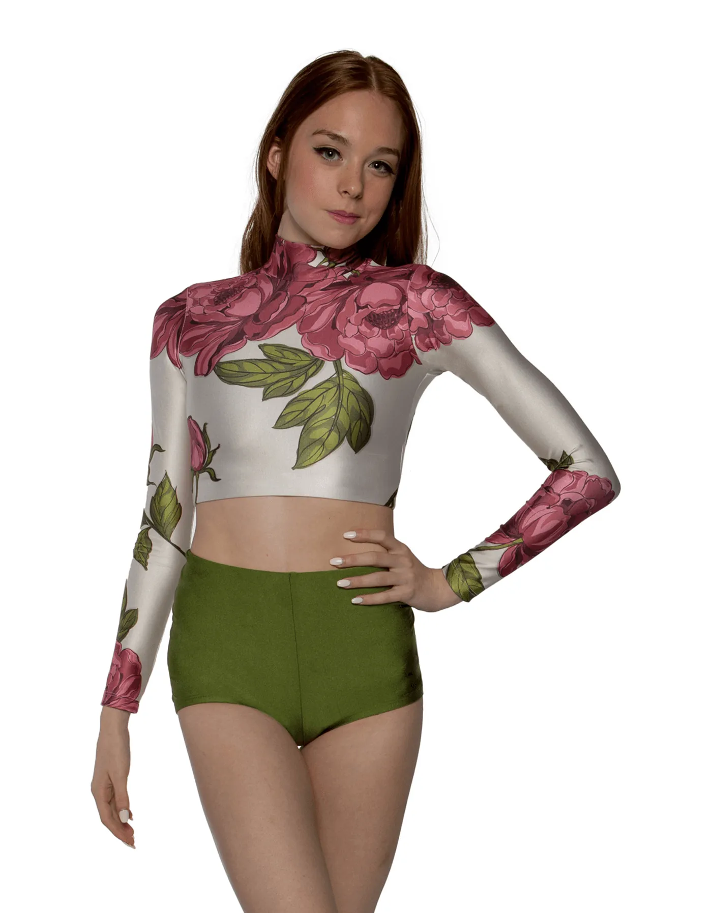 Bloom LS Crop Top