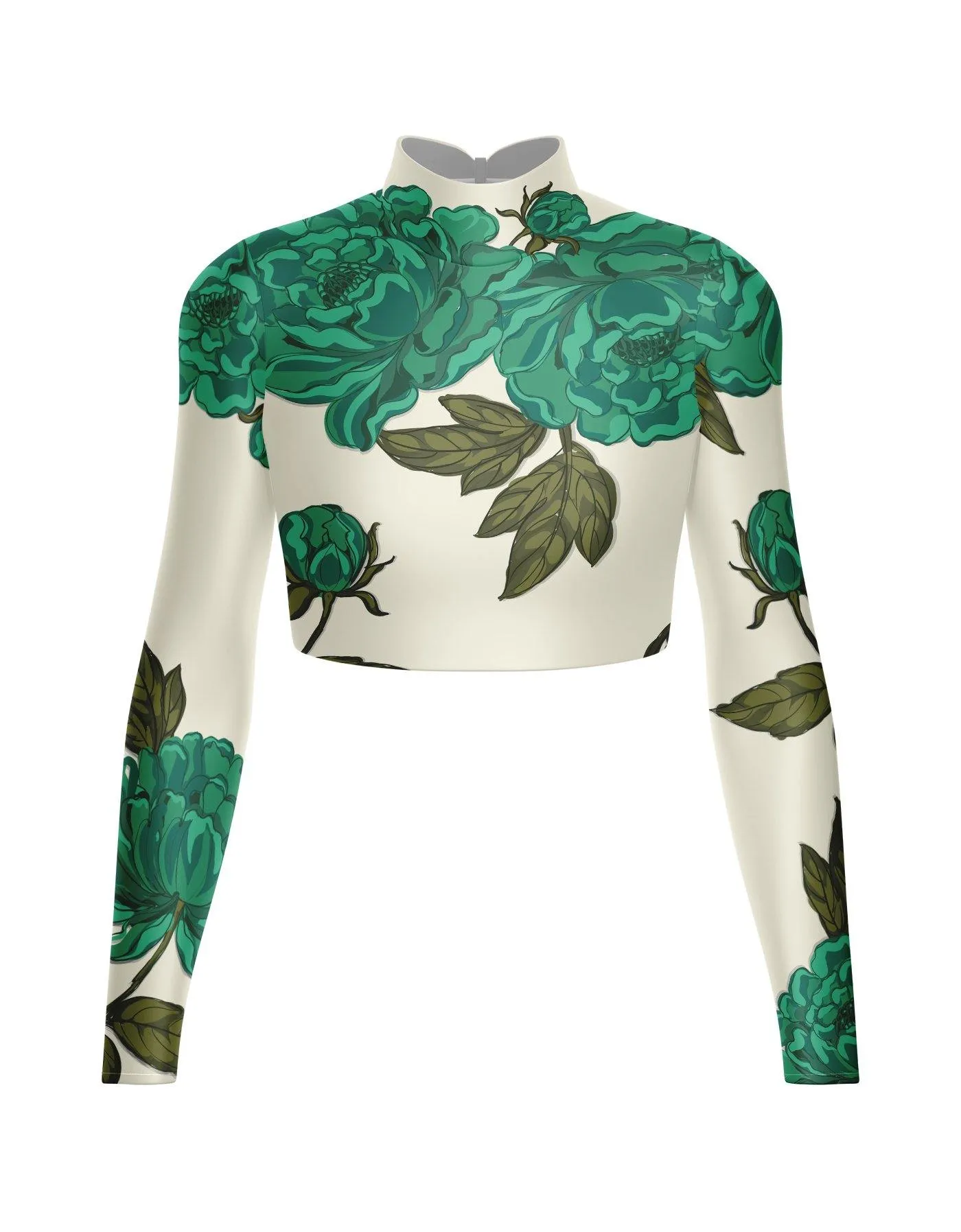Bloom LS Crop Top