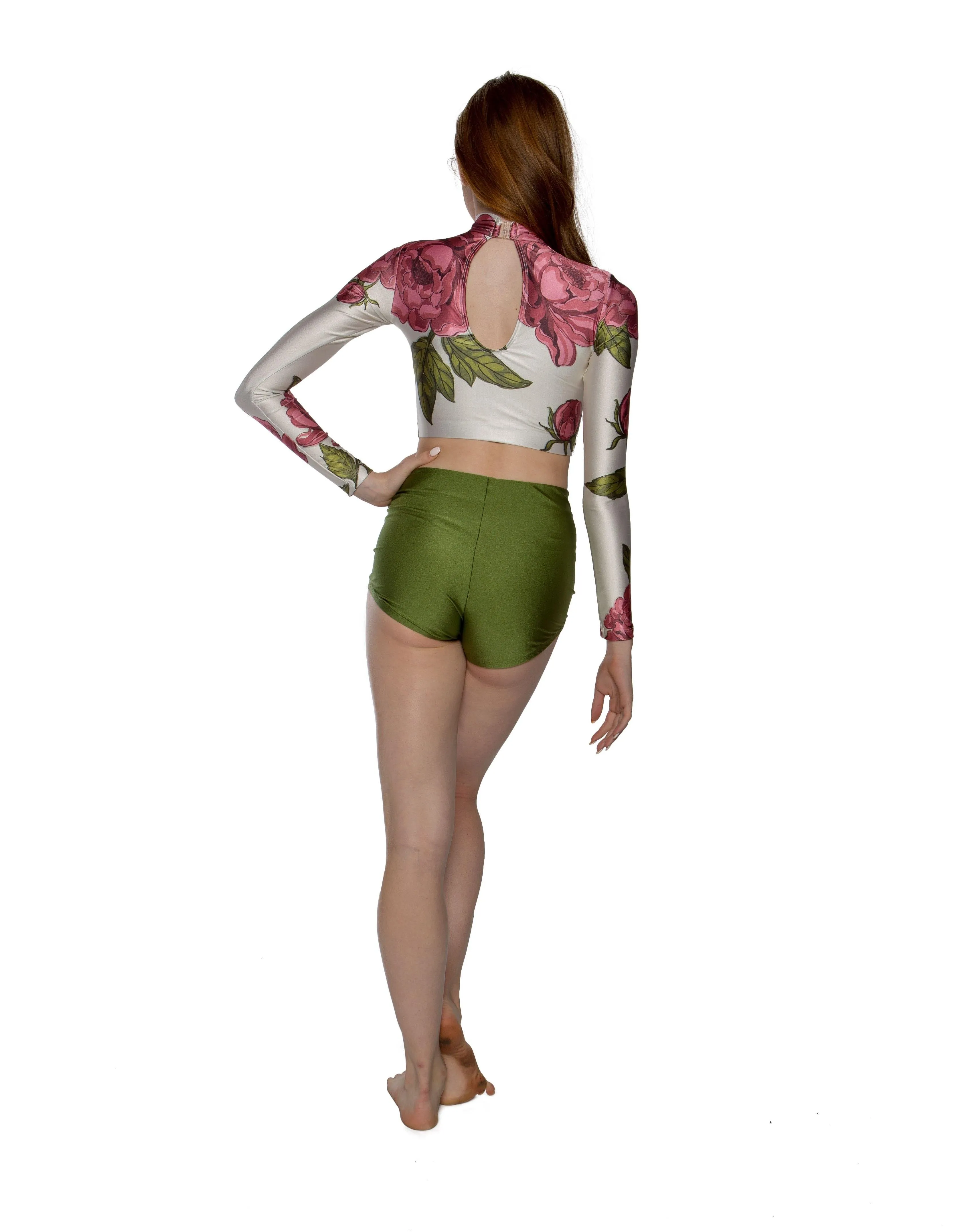 Bloom LS Crop Top