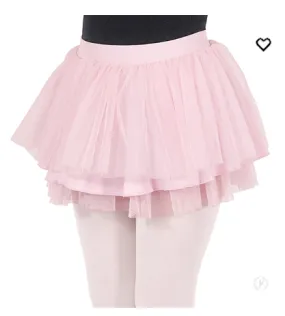 Eurotard Mesh Tutu Pull On Ruffle Skirt Children