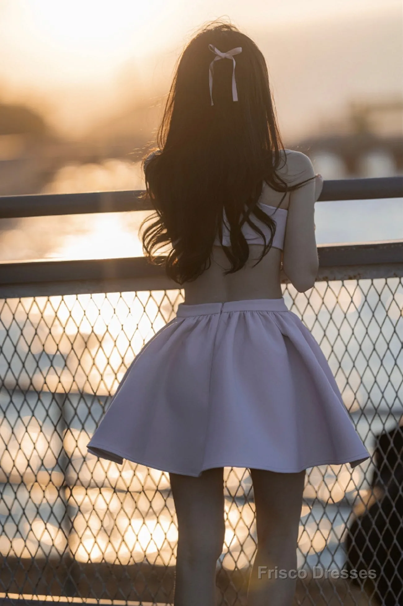 Lovely Heart-Shaped Diamond Backless Prom Dresses, Party Dresses
