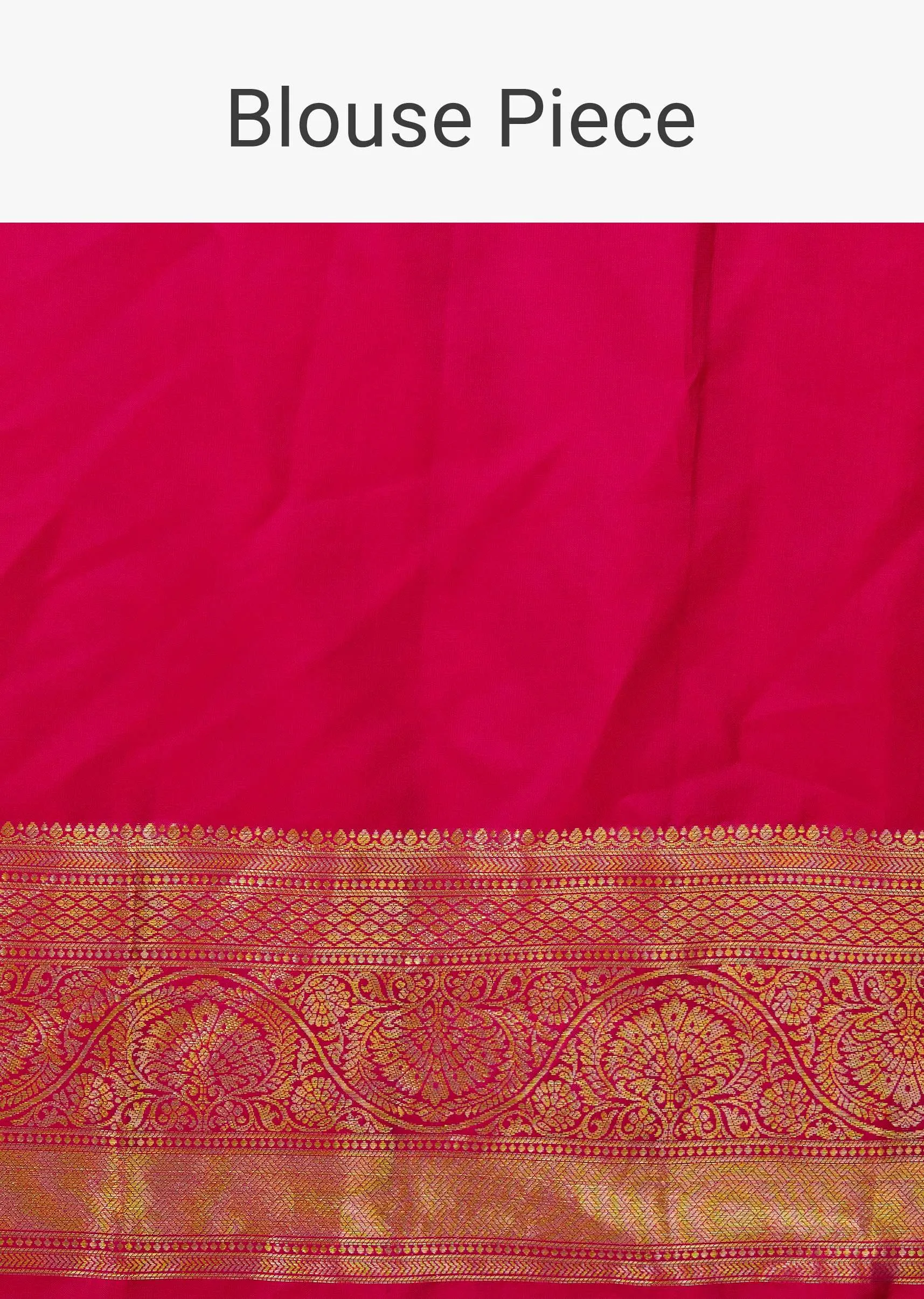 Magenta Pink Woven Kanjivaram Silk Saree
