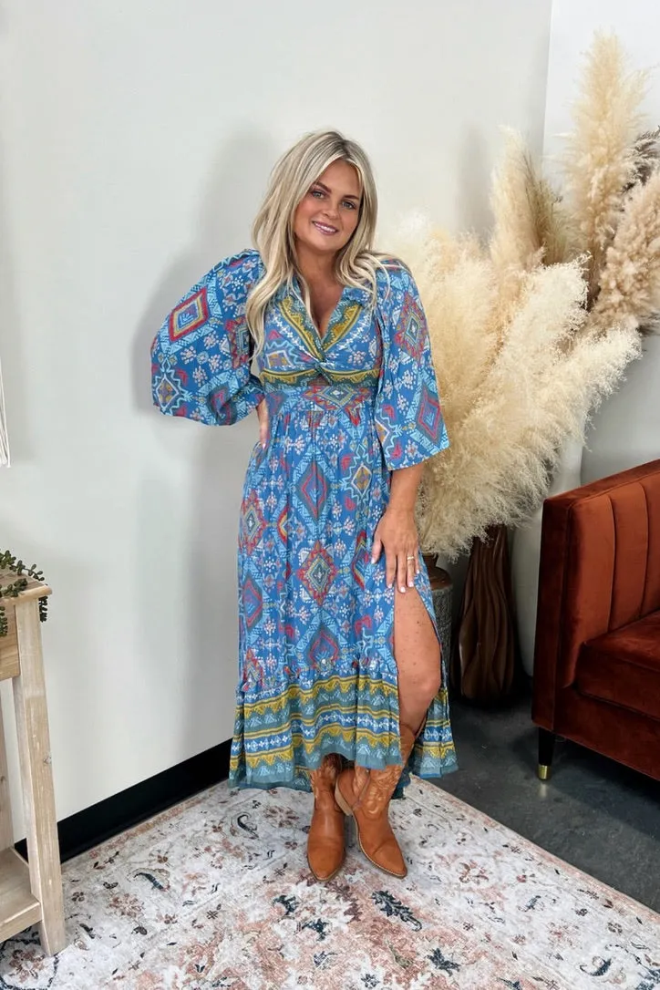 Musa V-Neck Maxi Dress