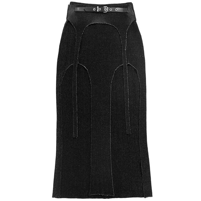Sexy EGirl Open Legs Long Skirt for Women